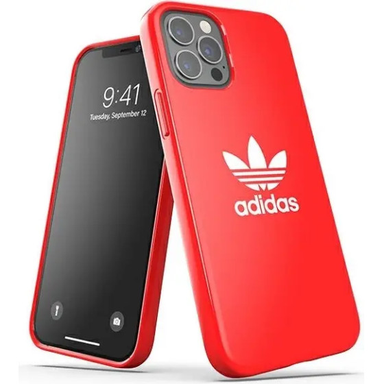 Adidas OR SnapCase Trefoil iPhone 12/12 Pro czerwony/red 42293 - (KAT06119-0)