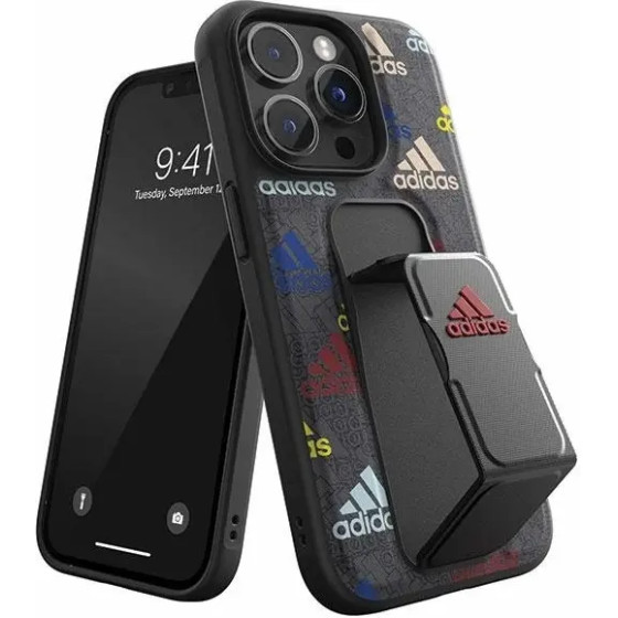 Adidas SP Grip Case iPhone 14 Pro black/black/coulourful 50251 - (AD000078-0)