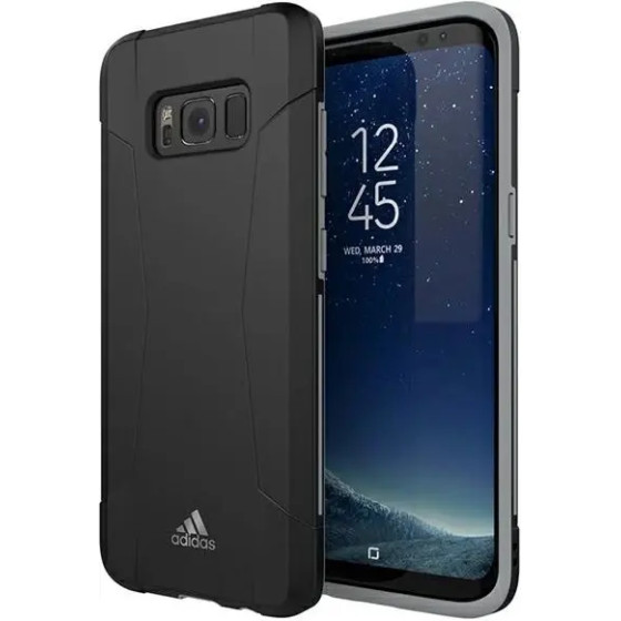 Adidas SP Solo Case for Samsung Galaxy S8 - Black and Gray - (KAT06260-0)
