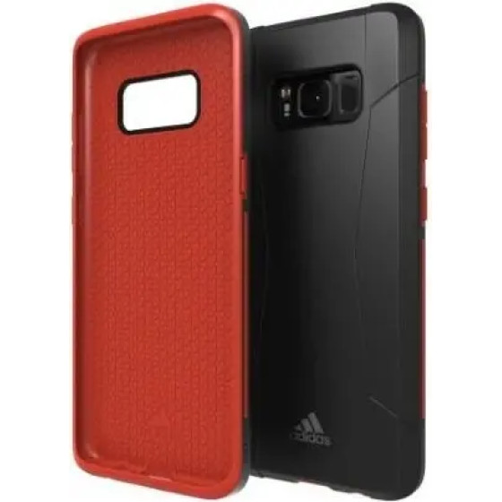 Adidas SP Solo Case for Samsung Galaxy S8 - Black and Red - (KAT06261-0)