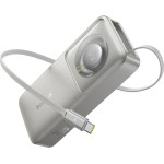 Baseus Free2Pull 10000mAh 30W powerbank with USB-C port and retractable USB-C cable - gray - (P10073701843-00)
