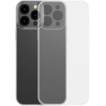 Baseus Frosted Glass Case Cover for iPhone 13 Pro Max Hard Cover with Gel Frame Transparent - (ARWS000202)