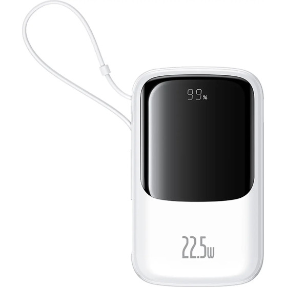 Baseus Qpow Pro+ Power Bank 22.5W 10000mAh USB-C - White - (P10067101213-00)