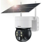 Choetech ASC006-WF solar intelligent PTZ WiFi camera with 5W solar panel - white - (01.03.05.ASC006-WF)