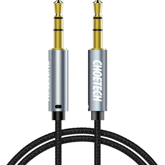 Choetech cable mini jack 3.5mm (male) / mini jack 3.5mm (male) 1.2m - black - (AUX002)