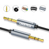 Choetech cable mini jack 3.5mm (male) / mini jack 3.5mm (male) 1.2m - black - (AUX002)