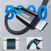 Choetech Lighting / mini jack 3.5mm cable 1 m - black - (AUX007)