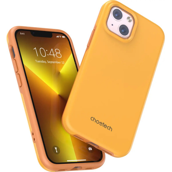 Choetech MFM Anti-drop case Made For MagSafe for iPhone 13 mini orange (PC0111-MFM-YE) - (01.05.01.XX-PC0111-MFM-YE)