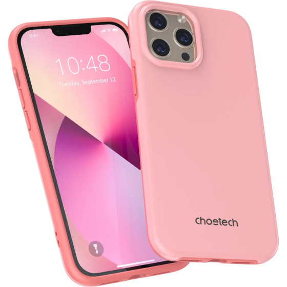 Choetech MFM Anti-drop case Made For MagSafe for iPhone 13 Pro Max pink (PC0114-MFM-PK) - (01.05.01.XX-PC0114-MFM-PK)
