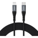 Choetech USB-C / Lightning MFi cable, 1.2m long - black - (IP0039)