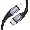 Choetech USB-C / Lightning MFi cable, 1.2m long - black - (IP0039)