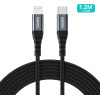 Choetech USB-C / Lightning MFi cable, 1.2m long - black - (IP0039)