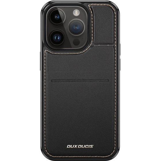 Dux Ducis 3in1 Wallet Case with Stand for iPhone 13 Pro MagSafe RFID Blocker Rafi Mag - Black - (Dux Ducis Rafi Mag Apple iPhone 13 Pro Black)