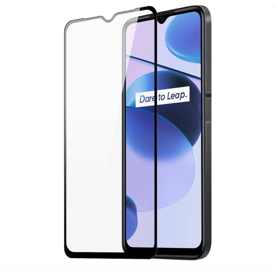 Dux Ducis 9D Tempered Glass full screen 9H tempered glass with frame Realme C35 black (case friendly) - (Dux Ducis Tempered Glass-9D OPPO Realme C35 Black)