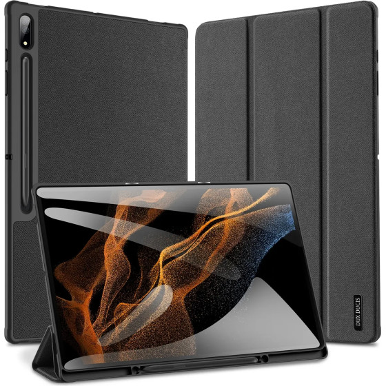 Dux Ducis Domo foldable cover for tablet with Smart Sleep function Samsung Galaxy Tab S8/S9 Ultra stand black - (Dux Ducis Domo Samsung Tab S8 Ultra Black (2024))
