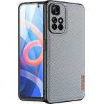 Dux Ducis Fino case cover covered with nylon material Poco M4 Pro 5G blue - (Dux Ducis Fino Poco M4 Pro 5G Crystal Blue)