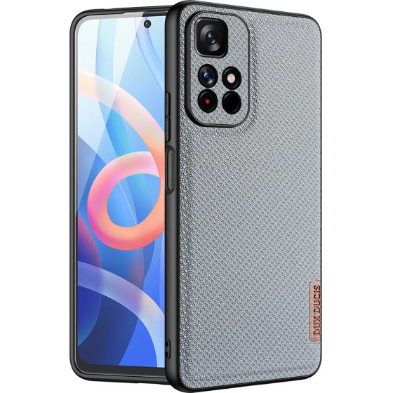 Dux Ducis Fino case cover covered with nylon material Poco M4 Pro 5G blue - (Dux Ducis Fino Poco M4 Pro 5G Crystal Blue)