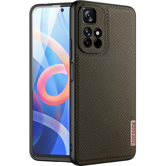 Dux Ducis Fino case cover covered with nylon material Poco M4 Pro 5G green - (Dux Ducis Fino Poco M4 Pro 5G Soldier Green)