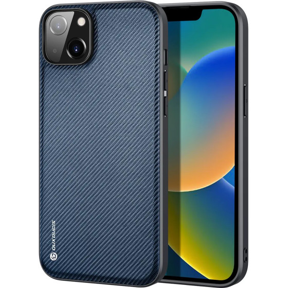 Dux Ducis Fino case cover iPhone 14 Plus blue nylon - (Dux Ducis Fino Apple iPhone 14 Plus (6.7) Blue)