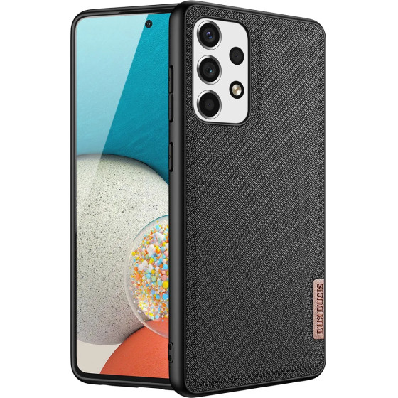Dux Ducis Fino case cover, nylon material Samsung Galaxy A73 black - (Dux Ducis Fino Samsung A73 5G Black)