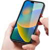 Dux Ducis Fino case cover nylon covered iPhone 14 Plus black - (Dux Ducis Fino Apple iPhone 14 Plus (6.7) Black)