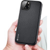 Dux Ducis Fino case cover nylon covered iPhone 14 Plus black - (Dux Ducis Fino Apple iPhone 14 Plus (6.7) Black)