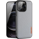 Dux Ducis Fino case covered with nylon material for iPhone 13 Pro gray - (Dux Ducis Fino iPhone 13 Pro Crystal Blue)