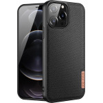 Dux Ducis Fino case covered with nylon material for iPhone 13 Pro Max black - (Dux Ducis Fino iPhone 13 Pro Max Black)