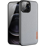 Dux Ducis Fino case covered with nylon material for iPhone 13 Pro Max gray - (Dux Ducis Fino iPhone 13 Pro Max Crystal Blue)