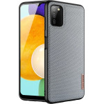 Dux Ducis Fino case covered with nylon material for Samsung Galaxy A03s gray - (Dux Ducis Fino Samsung A03s blue)