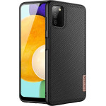 Dux Ducis Fino case covered with nylon material for Samsung Galaxy A03s black - (Dux Ducis Fino Samsung A03s black)