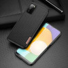 Dux Ducis Fino case covered with nylon material for Samsung Galaxy A03s black - (Dux Ducis Fino Samsung A03s black)
