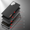 Dux Ducis Fino case covered with nylon material for Samsung Galaxy A03s black - (Dux Ducis Fino Samsung A03s black)