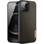Dux Ducis Fino case covered with nylon material for iPhone 13 Pro Max green - (Dux Ducis Fino iPhone 13 Pro Max Soldier Green)