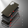 Dux Ducis Fino case covered with nylon material for Samsung Galaxy A03s green - (Dux Ducis Fino Samsung A03s green)
