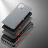 Dux Ducis Fino case covered with nylon material for Samsung Galaxy A22 4G gray - (Dux Ducis Fino Samsung A22 4G Euro blue)
