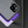 Dux Ducis Fino case covered with nylon material for Samsung Galaxy A22 4G gray - (Dux Ducis Fino Samsung A22 4G Euro blue)
