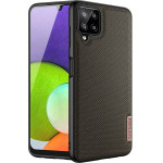 Dux Ducis Fino case covered with nylon material for Samsung Galaxy A22 4G green - (Dux Ducis Fino Samsung A22 4G Euro green)