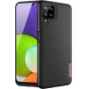 Dux Ducis Fino case covered with nylon material for Samsung Galaxy A22 4G black - (Dux Ducis Fino Samsung A22 4G Euro black)