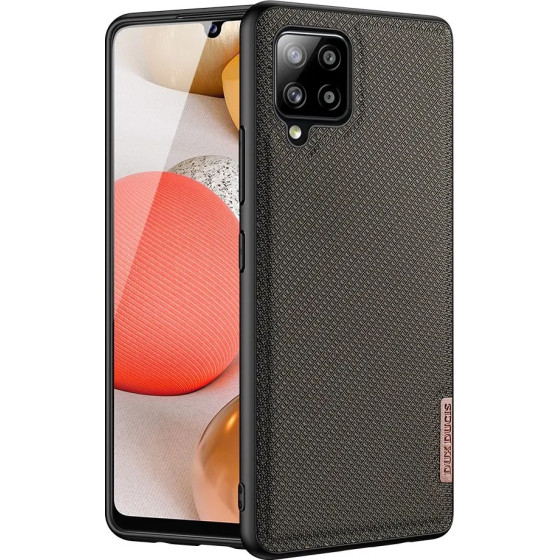 Dux Ducis Fino case covered with nylon material for Samsung Galaxy A42 5G green - (Dux Ducis Fino Samsung A42 5G Soldier Green)