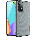 Dux Ducis Fino case covered with nylon material for Samsung Galaxy A72 4G gray - (Dux Ducis Fino Samsung A72 5G Crystal Blue)