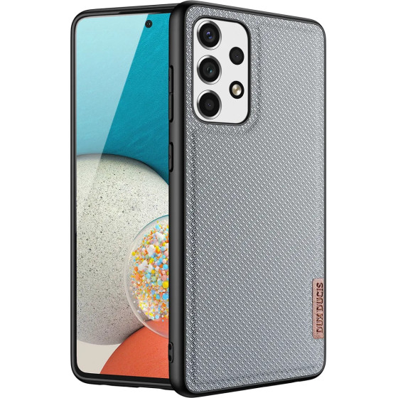 Dux Ducis Fino case is made of nylon material for Samsung Galaxy A73 blue - (Dux Ducis Fino Samsung A73 5G Crystal Blue)