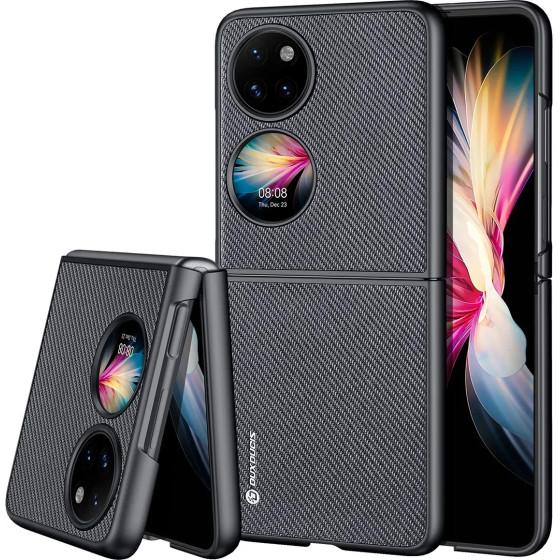 Dux Ducis Fino case is made of nylon material Huawei P50 Pocket black - (Dux Ducis Fino Huawei P50 Pocket Black)