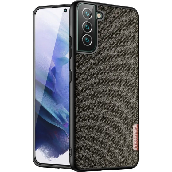 Dux Ducis Fino case is made of nylon material for Samsung Galaxy S22 + (S22 Plus) green - (Dux Ducis Fino Samsung S22 Plus Soldier Green)