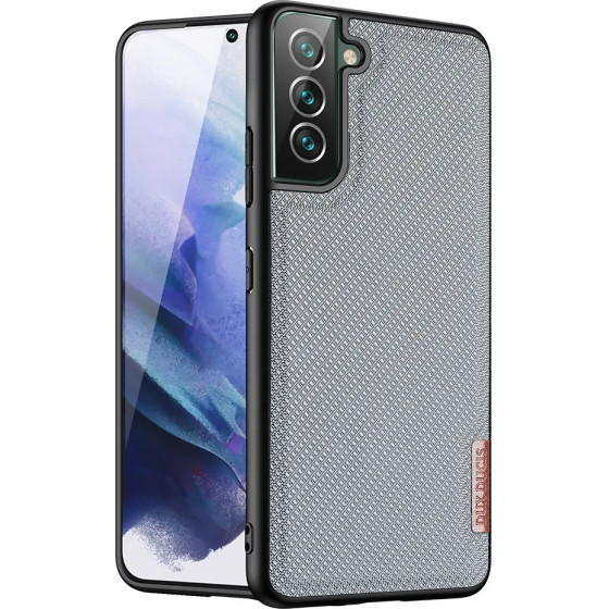 Dux Ducis Fino case is made of nylon material for Samsung Galaxy S22 + (S22 Plus) blue - (Dux Ducis Fino Samsung S22 Plus Crystal Blue)