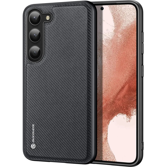 Dux Ducis Fino case Samsung Galaxy S23+ cover with silicone frame black - (Dux Ducis Fino Samsung S23 Plus Black)