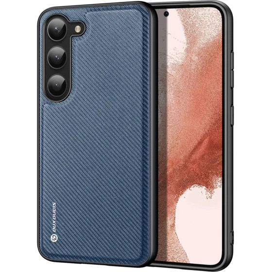 Dux Ducis Fino case Samsung Galaxy S23+ cover with silicone frame blue - (Dux Ducis Fino Samsung S23 Plus Blue)