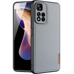 Dux Ducis Fino case nylon covered cover Xiaomi Redmi Note 11 Pro+ 5G (China) / 11 Pro 5G (China) / Mi11i HyperCharge / Poco X4 NFC 5G blue - (Dux Ducis Fino Xiaomi Poco X4 NFC 5G Crystal Blue)