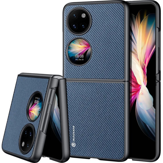 Dux Ducis Fino case is made of nylon material Huawei P50 Pocket blue - (Dux Ducis Fino Huawei P50 Pocket Blue)