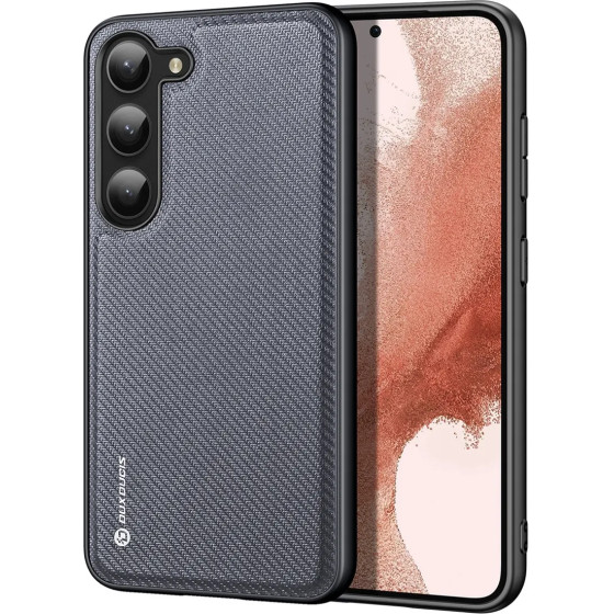 Dux Ducis Fino case Samsung Galaxy S23+ cover with silicone frame gray - (Dux Ducis Fino Samsung S23 Plus Grey)